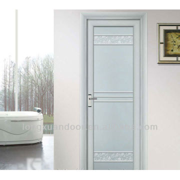 Puerta de baño de vidrio esmerilado, puerta de baño con diseño de vidrio, puerta de cristal de baño